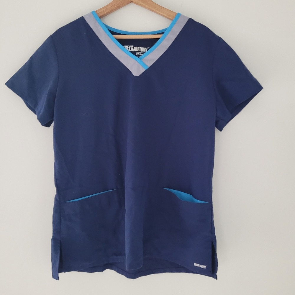 Greys Anatomy scrub navy blue size large